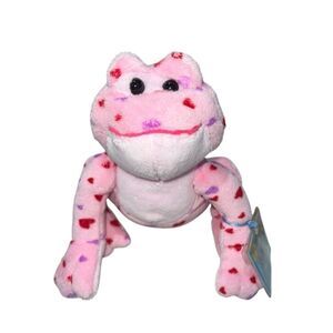 Ganz Webkinz Pink Heart Love Frog Plush New Unused Code Tag Limited Edition